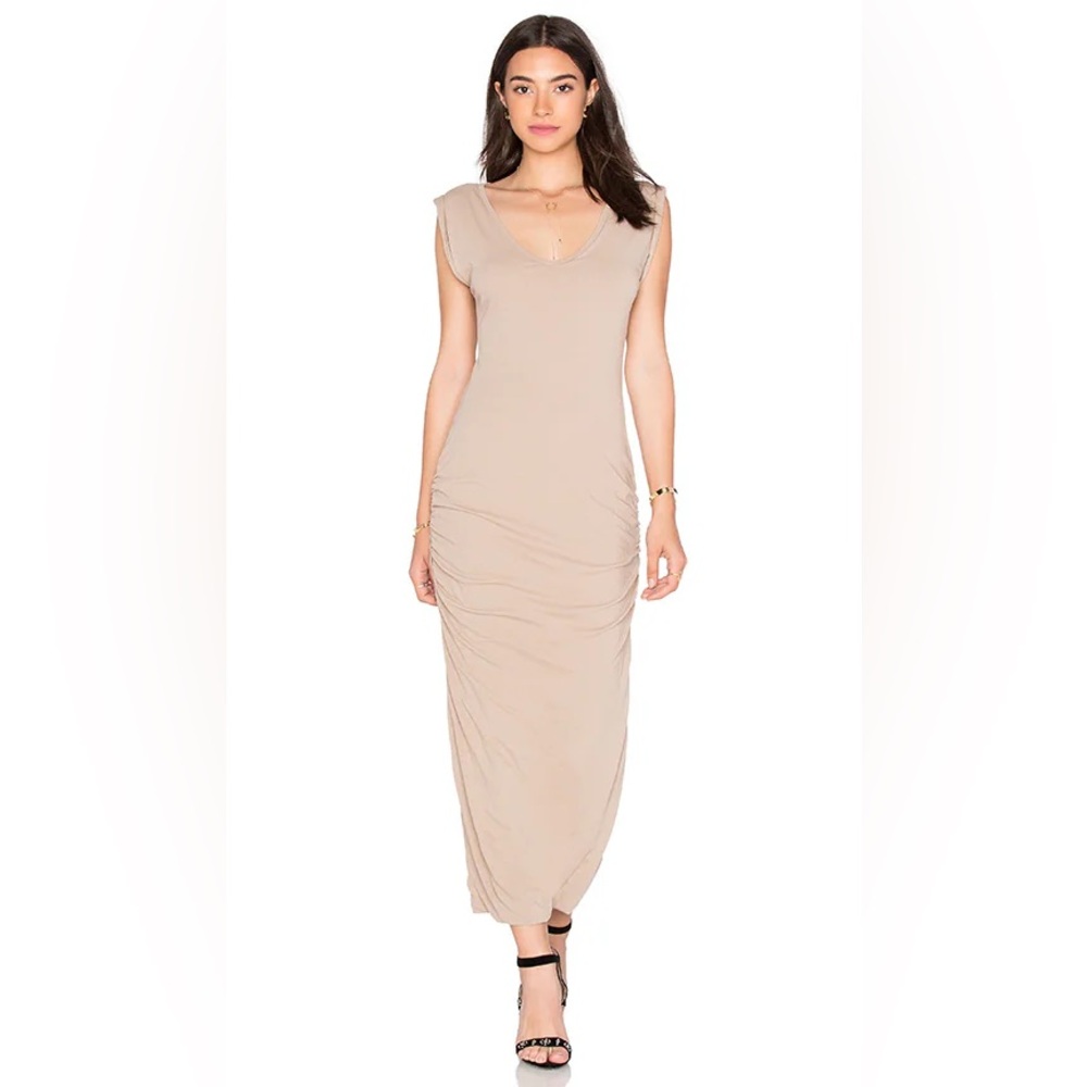 James Perse Twisted Sleeve Tube Dress